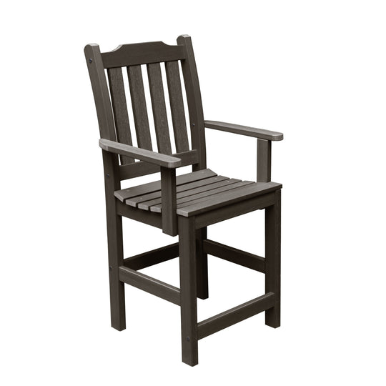 Lehigh Counter Height Armchair Highwood USA Weathered Acorn 