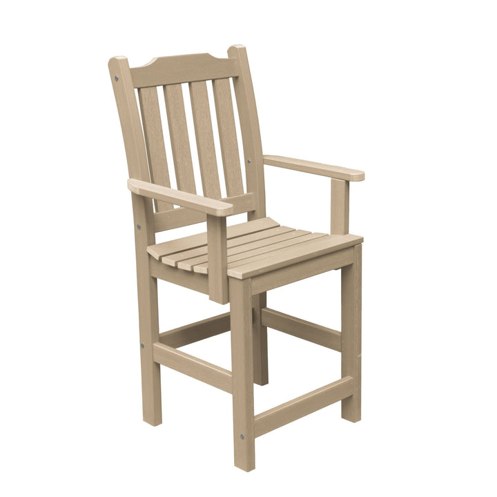 Lehigh Counter Height Armchair Highwood USA Tuscan Taupe 