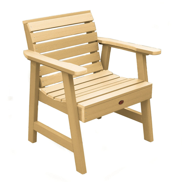 Refurbished Weatherly Garden Chair Highwood USA Sandstone 