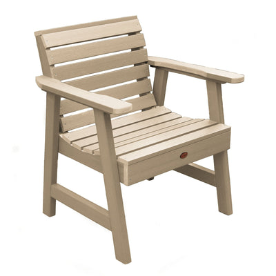 Refurbished Weatherly Garden Chair Highwood USA Tuscan Taupe 