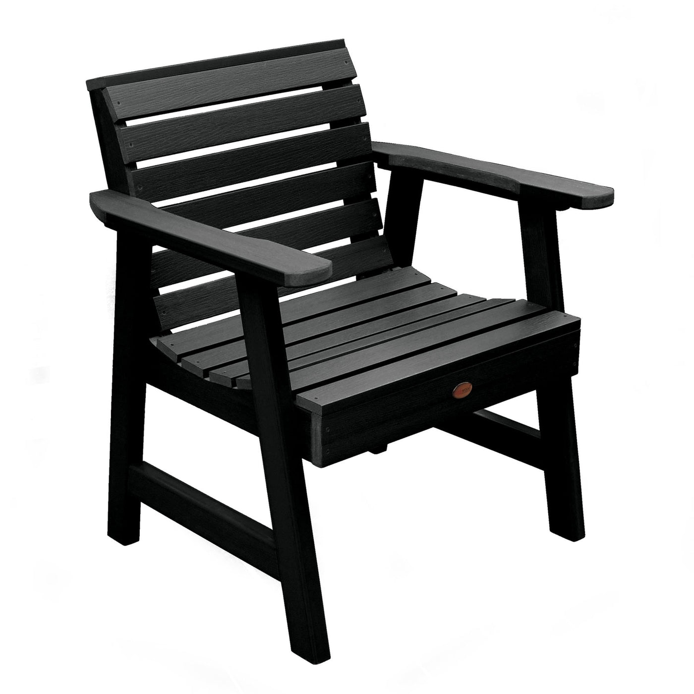 Refurbished Weatherly Garden Chair Highwood USA Black 