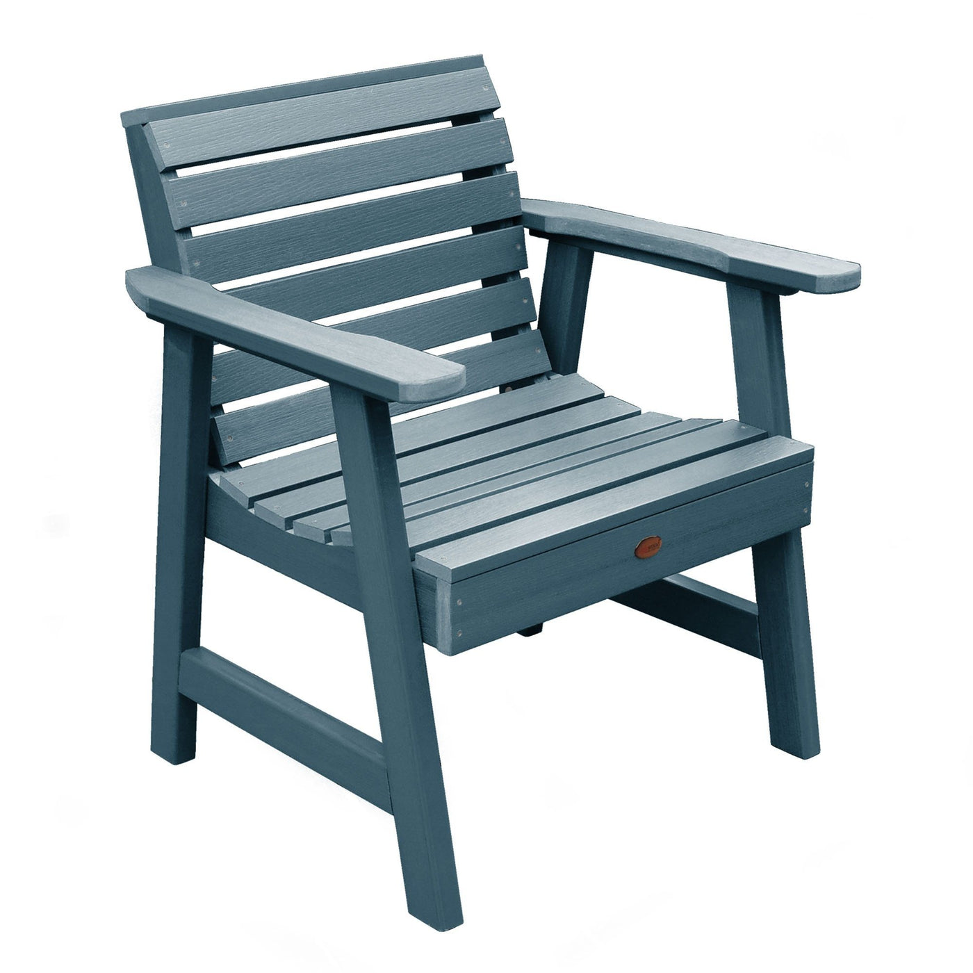 Refurbished Weatherly Garden Chair Highwood USA Nantucket Blue 