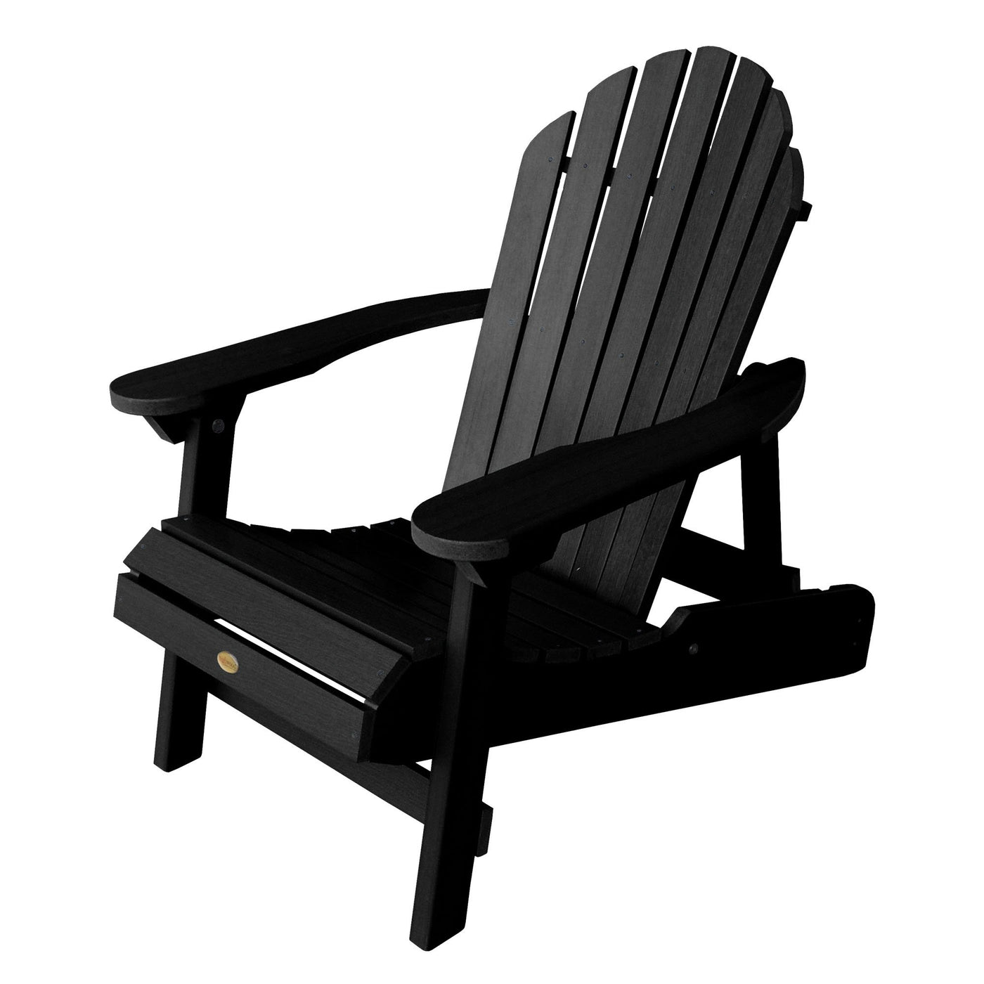 Refurbished Hamilton Folding & Reclining Adirondack Chair Highwood USA Black 
