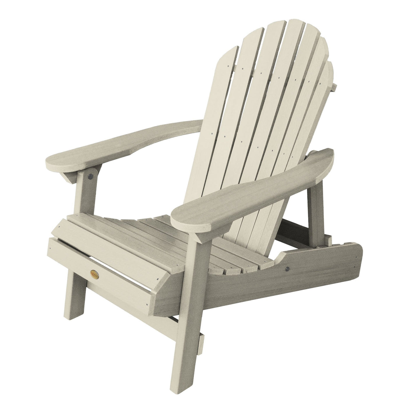 Refurbished Hamilton Folding & Reclining Adirondack Chair Highwood USA Whitewash 