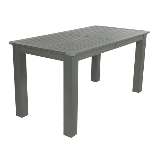 Refurbished Rectangular 36in x 72in Counter Height Dining Table Highwood USA Coastal Teak 