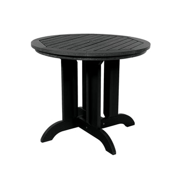 Refurbished Round 36in Diameter Dining Table Highwood USA 