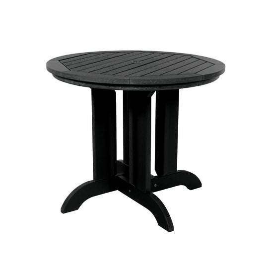 Refurbished Round 36in Diameter Dining Table Highwood USA 
