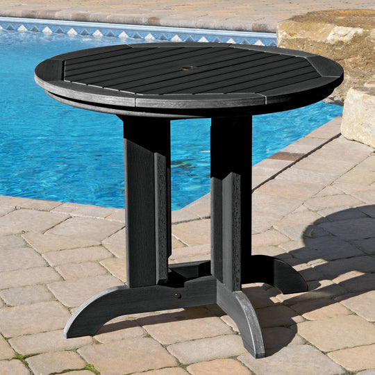 Refurbished Round 36in Diameter Dining Table Highwood USA 