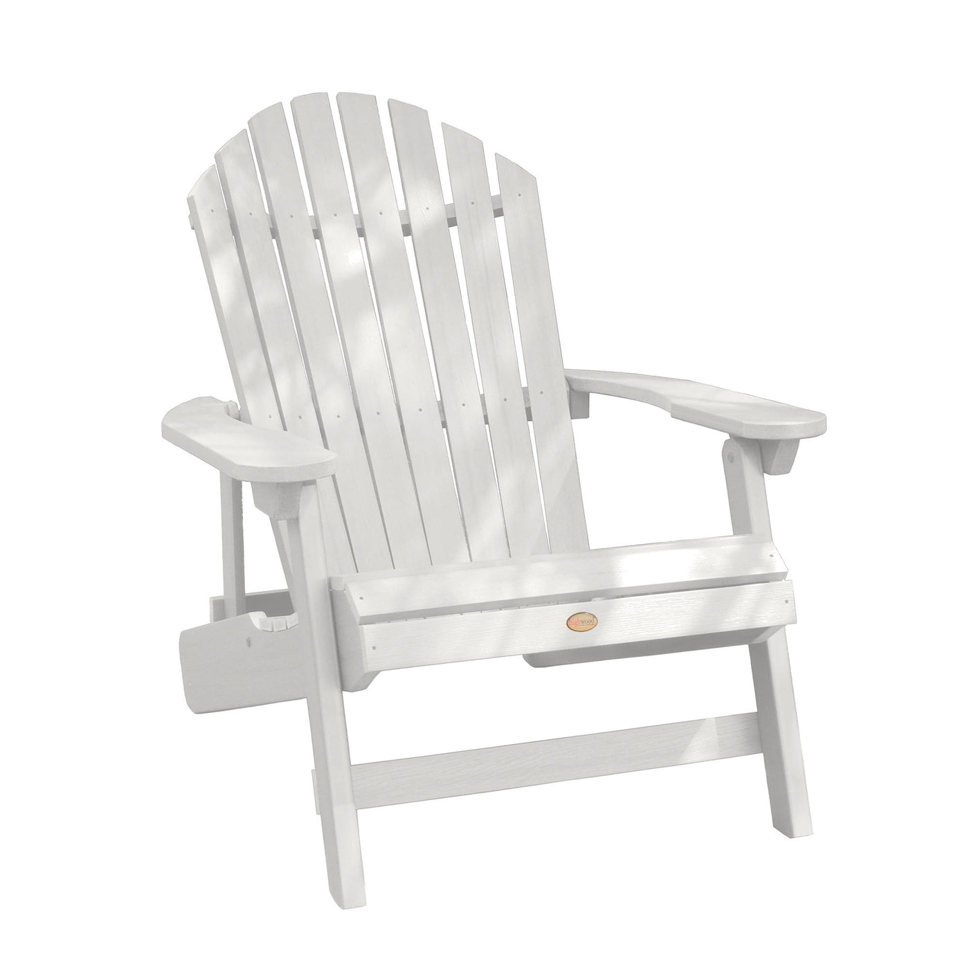 Refurbished King Hamilton Folding & Reclining Adirondack Chair Highwood USA White 