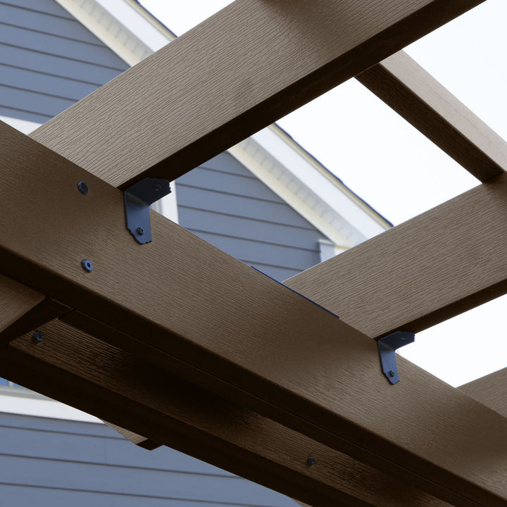 Bodhi 10’ x 12’ DIY Pergola with 4’ Lehigh Porch Swing Highwood USA 