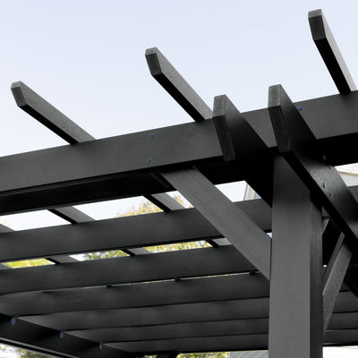 Bodhi 12’ x 12’ DIY Pergola with 4’ Classic Westport Porch Swing Highwood USA 