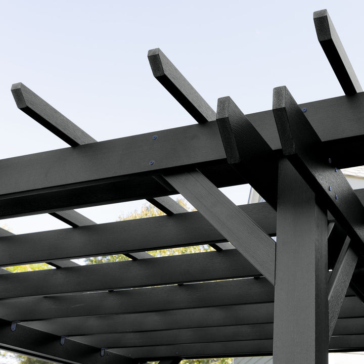 Bodhi 10’ x 10’ DIY Pergola with 4’ Weatherly Porch Swing Highwood USA 