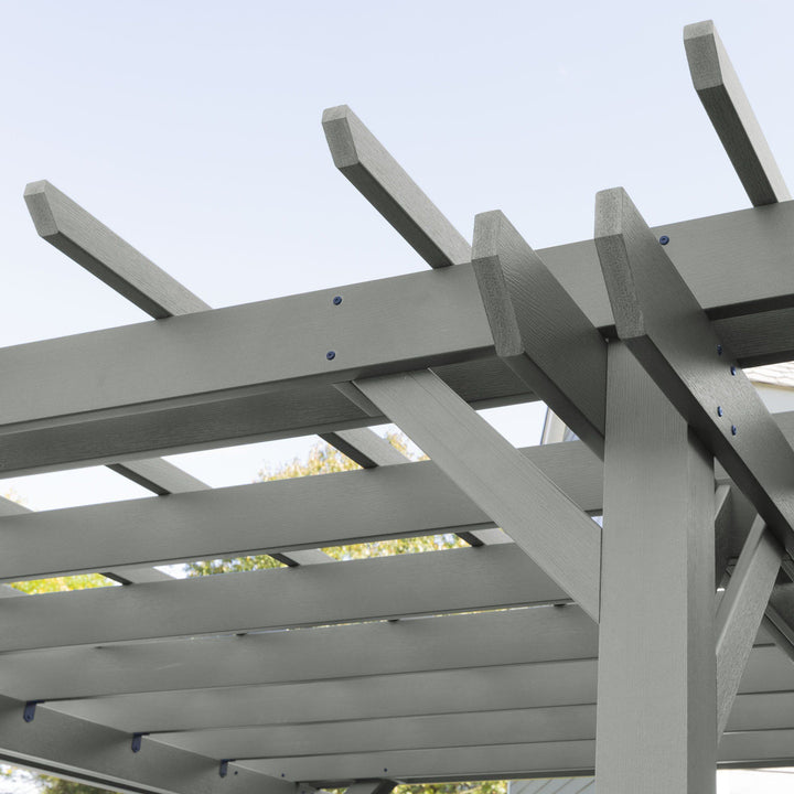 Bodhi 12’ x 12’ DIY Pergola with 4’ Lehigh Porch Swing Highwood USA 