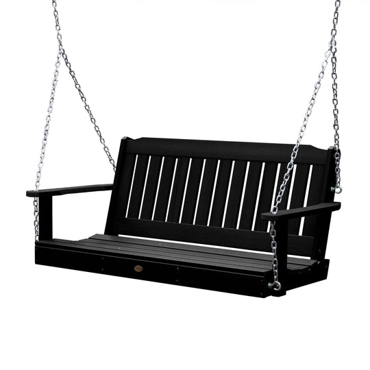 Refurbished Lehigh Porch Swing Highwood USA Black 4 