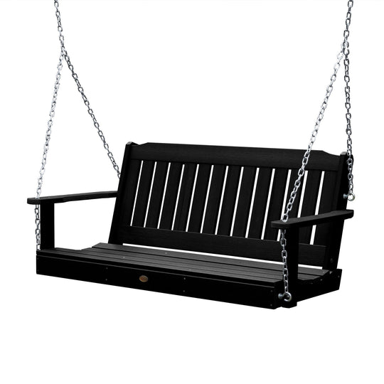 Refurbished Lehigh Porch Swing Highwood USA Black 5 