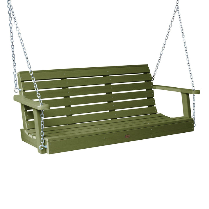 Refurbished 4ft Weatherly Porch Swing SGE Highwood USA Dried Sage 