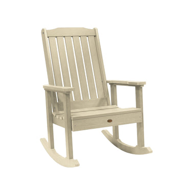 Refurbished Lehigh Rocking Chair Highwood USA Whitewash 