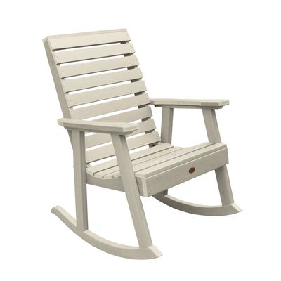 Refurbished Weatherly Rocking Chair Highwood USA Whitewash 