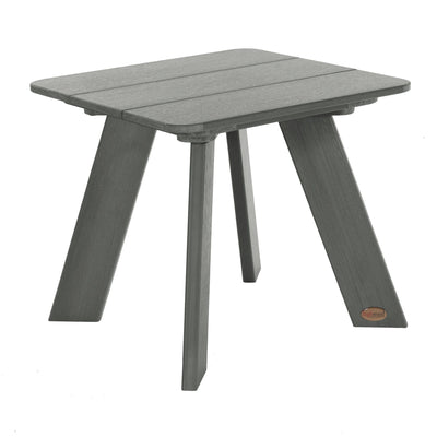 Italica Modern side table in Coastal Teak gray