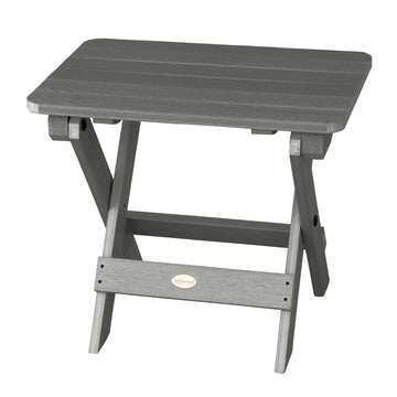 Refurbished Folding Adirondack Side Table Highwood USA Coastal Teak 
