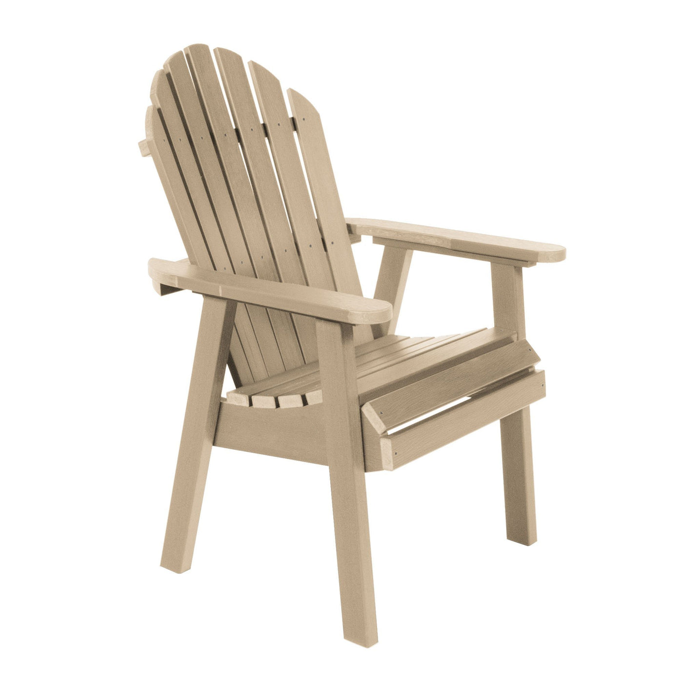 Commercial Grade Muskoka Adirondack Deck Dining Chair Sequoia Professional Tuscan Taupe 
