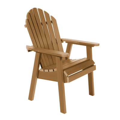 Commercial Grade Muskoka Adirondack Deck Dining Chair Sequoia Professional Toffee 