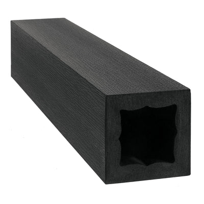 Everwood synthetic wood dimensional lumber {4” x 4” x 6ft} Nominal (recycled resin) - 4 Pieces Highwood USA Black 