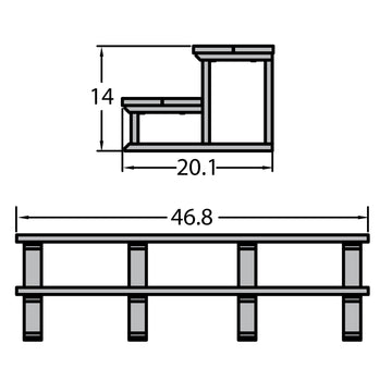 Refurbished Hot Tub Spa Two Tier Steps 48 Inch Highwood USA 